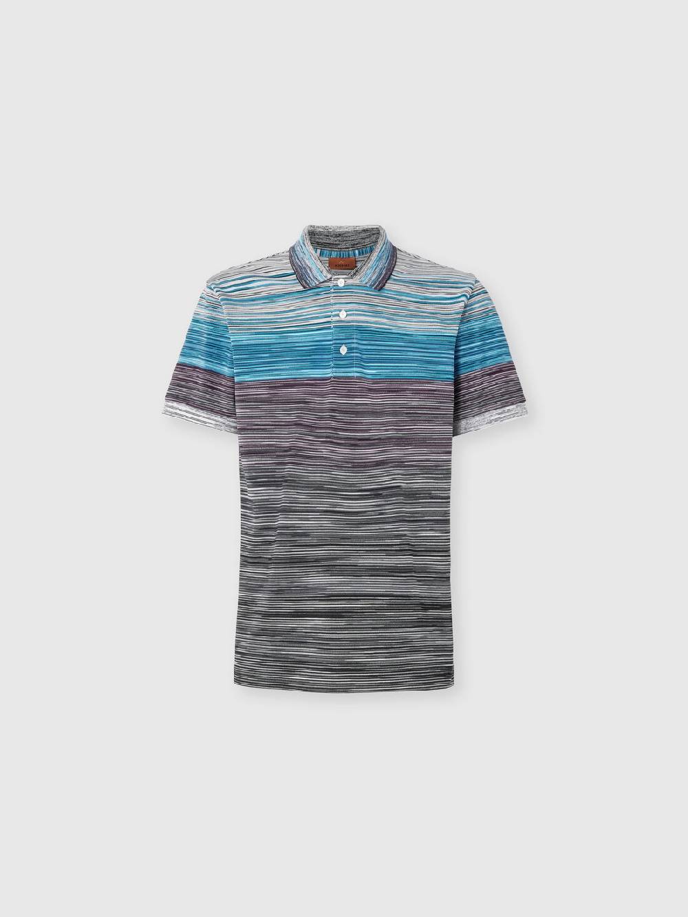 Missoni Polo in piquet di cotone fiammato Offerta Pasqua