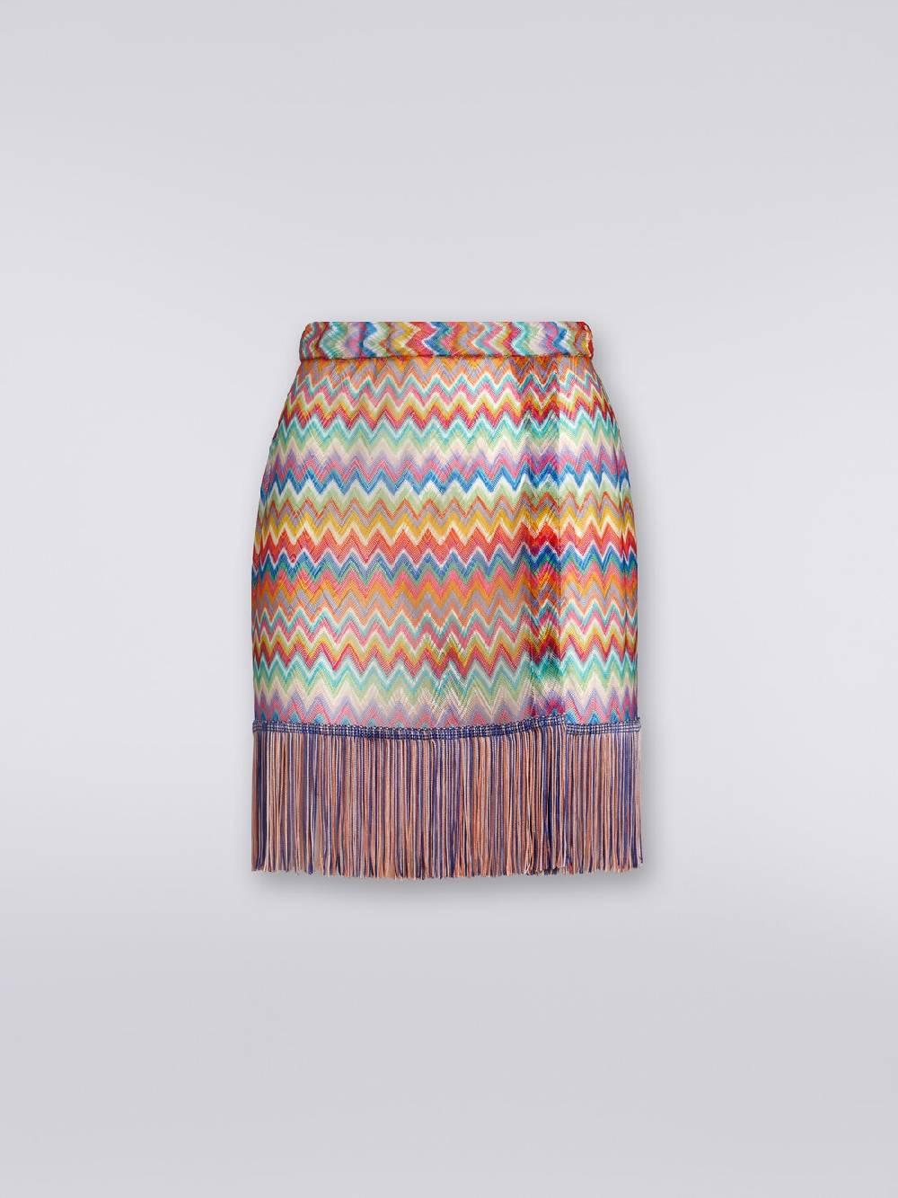 Missoni Minigonna copricostume a portafoglio con frange Offerta Giorno del Papà