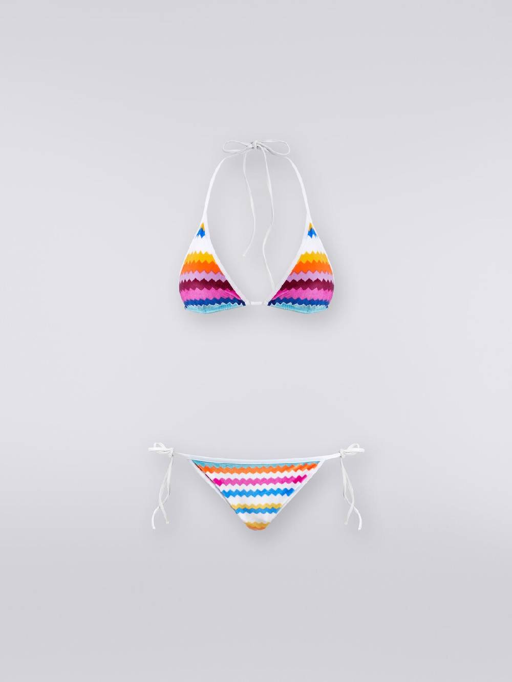 Missoni Bikini in nylon stretch stampa zig zag Offerta San Valentino