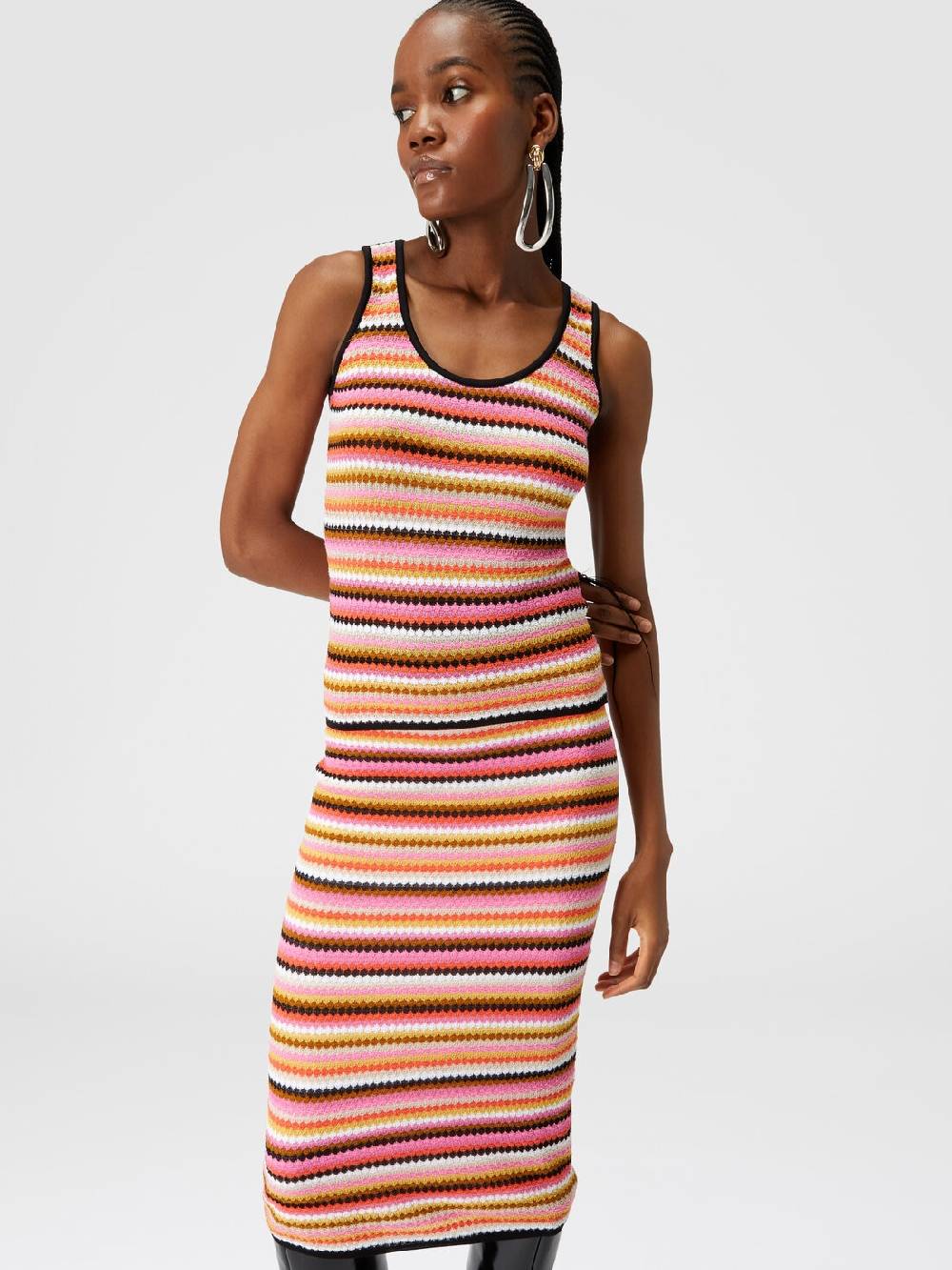 Missoni Canottiera rigata in cotone e viscosa Latest fashion
