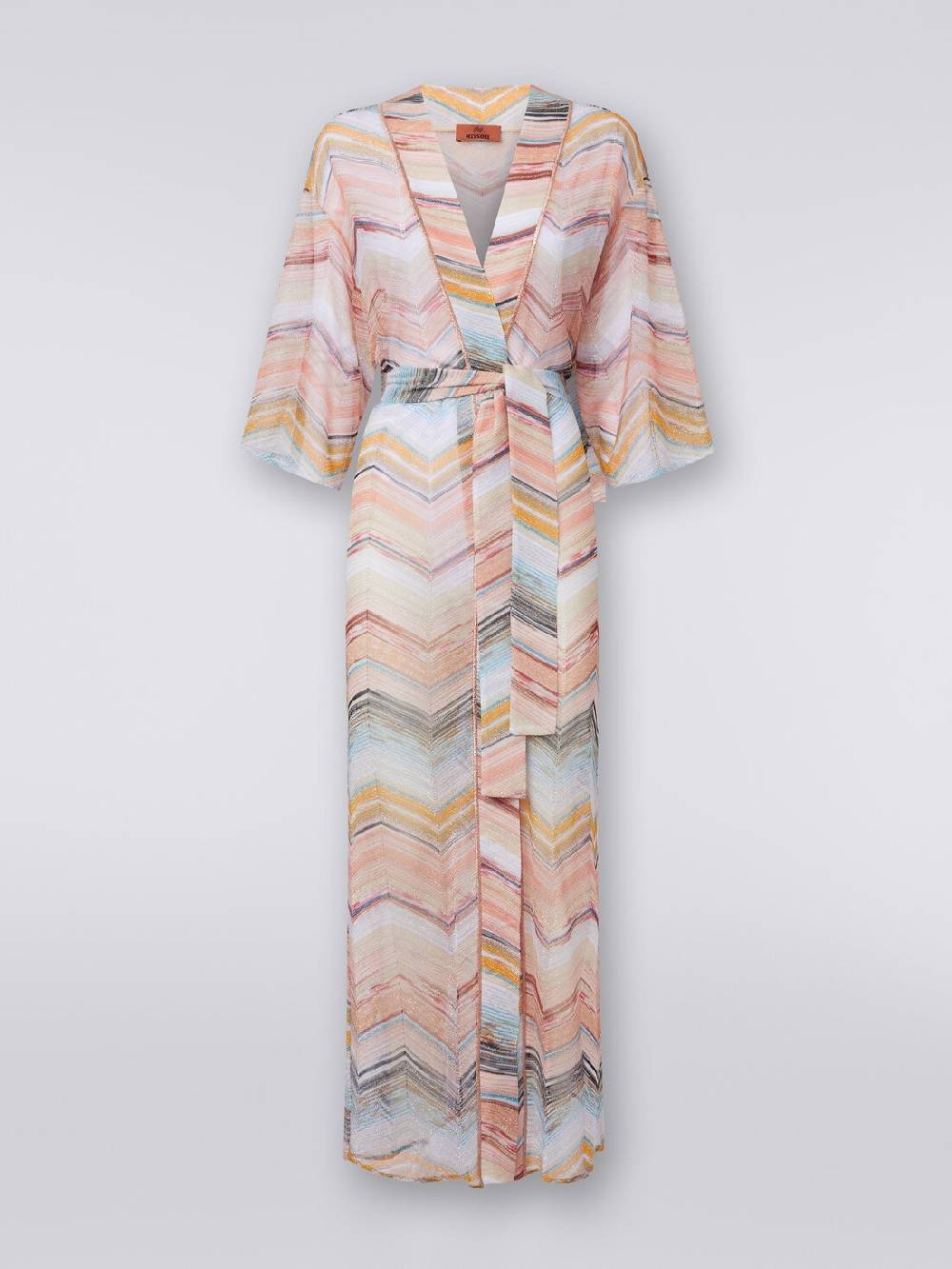 Missoni Copricostume lungo a vestaglia chevron con lurex Lightning offer