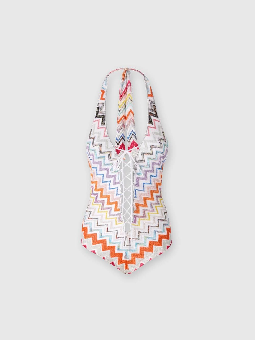Missoni Costume intero in viscosa zig zag con lurex ACQUISTA ORA