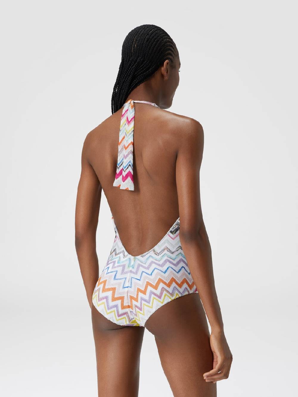 Missoni Costume intero in viscosa zig zag con lurex ACQUISTA ORA