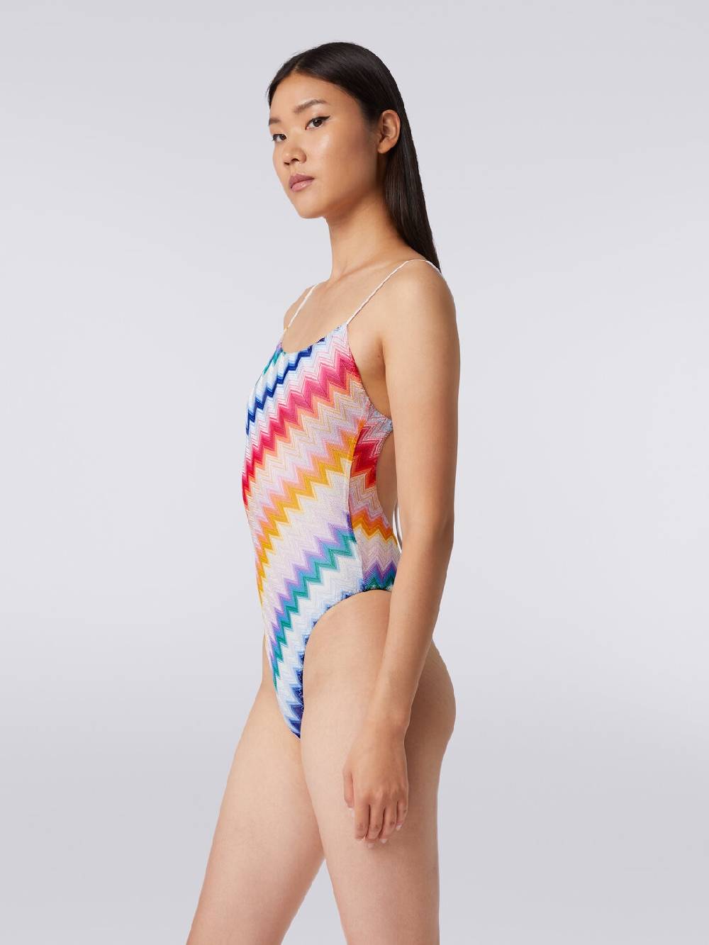 Missoni Costume intero zig zag con lurex Ultimo giorno
