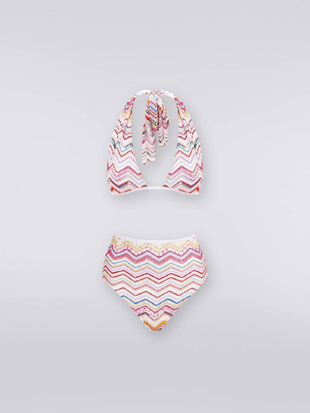 Missoni Bikini in crochet con lurex e slip a vita alta Fino al 60% di sconto