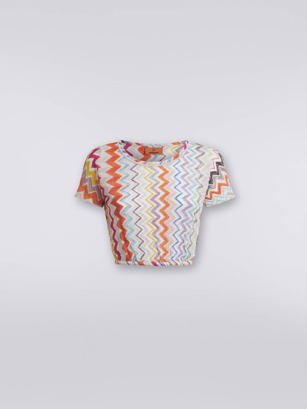 Missoni Crop top in misto viscosa chevron con lurex Discount Store per i nuovi prodotti