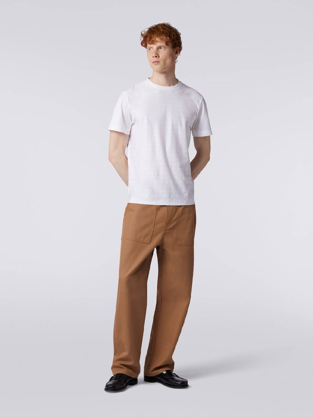 Missoni T-shirt a maniche corte in cotone zig zag Enormi sconti