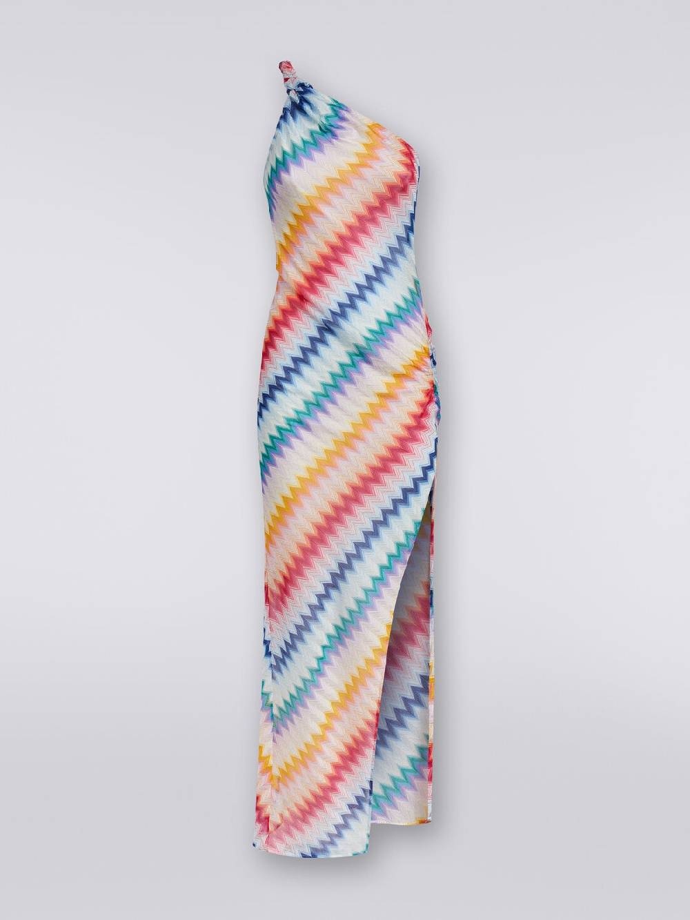 Missoni Copricostume monospalla lungo con stampa zig zag 50% di sconto con spedizione gratuita