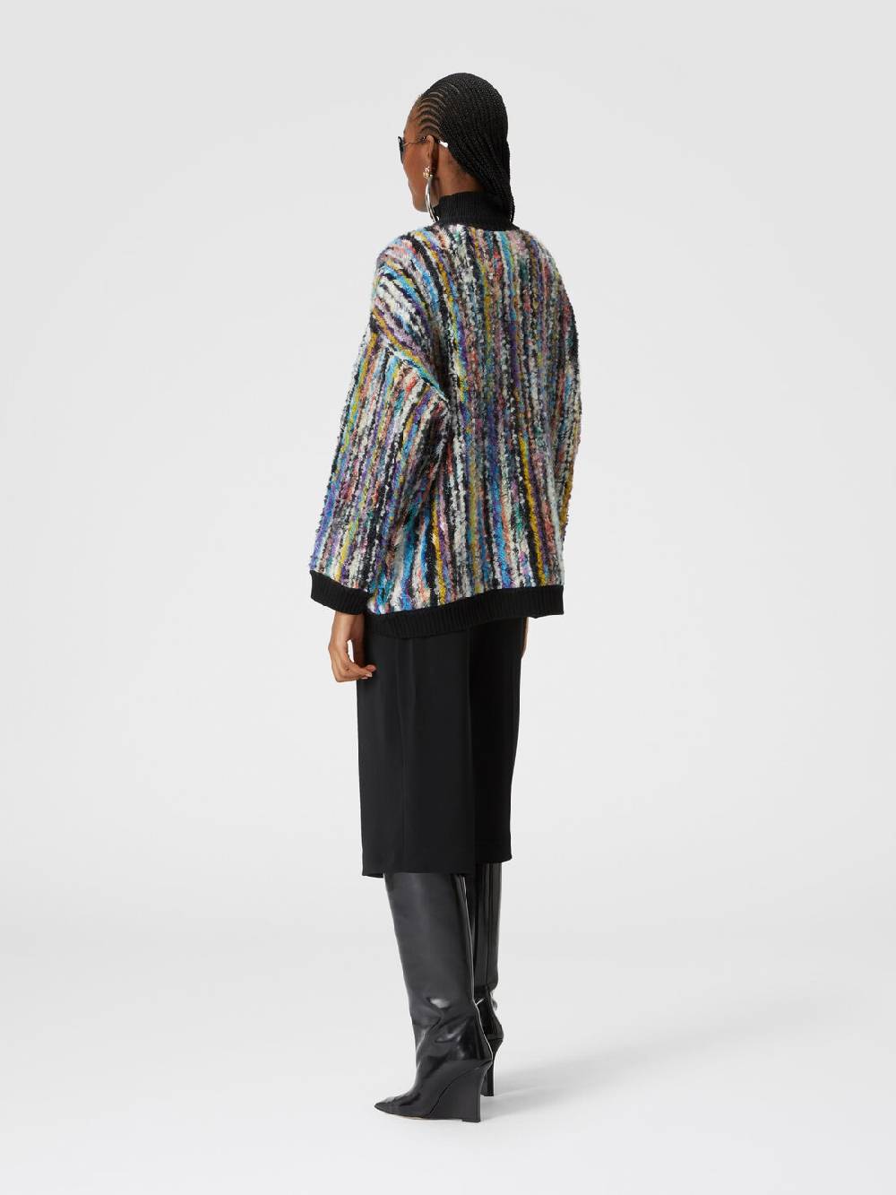 Missoni Bermuda classici in viscosa con inserto chevron Esporta salva