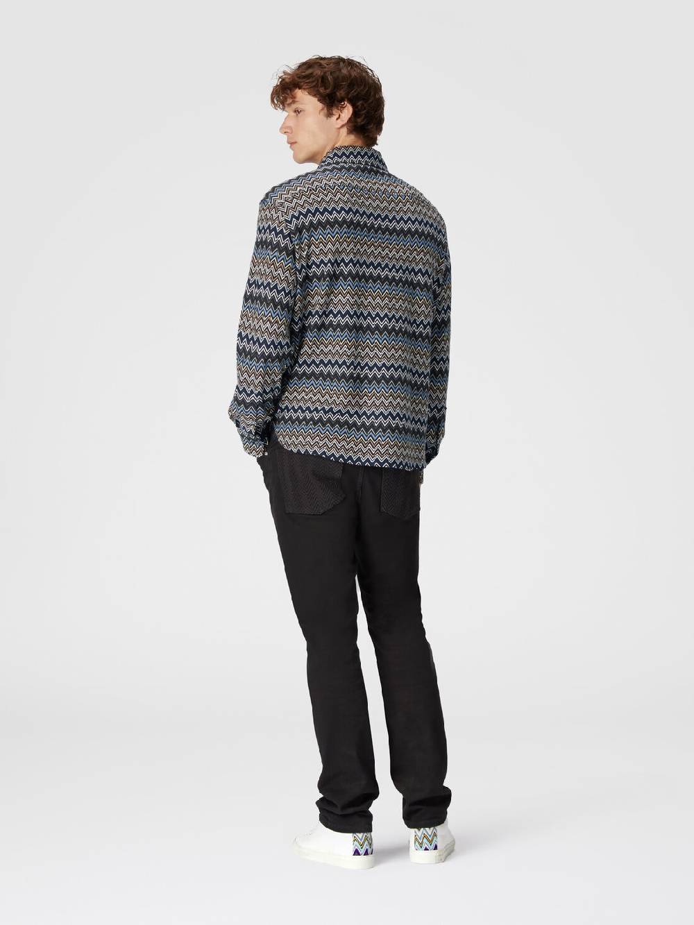 Missoni Camicia in cotone zig zag Black Friday Prezzi