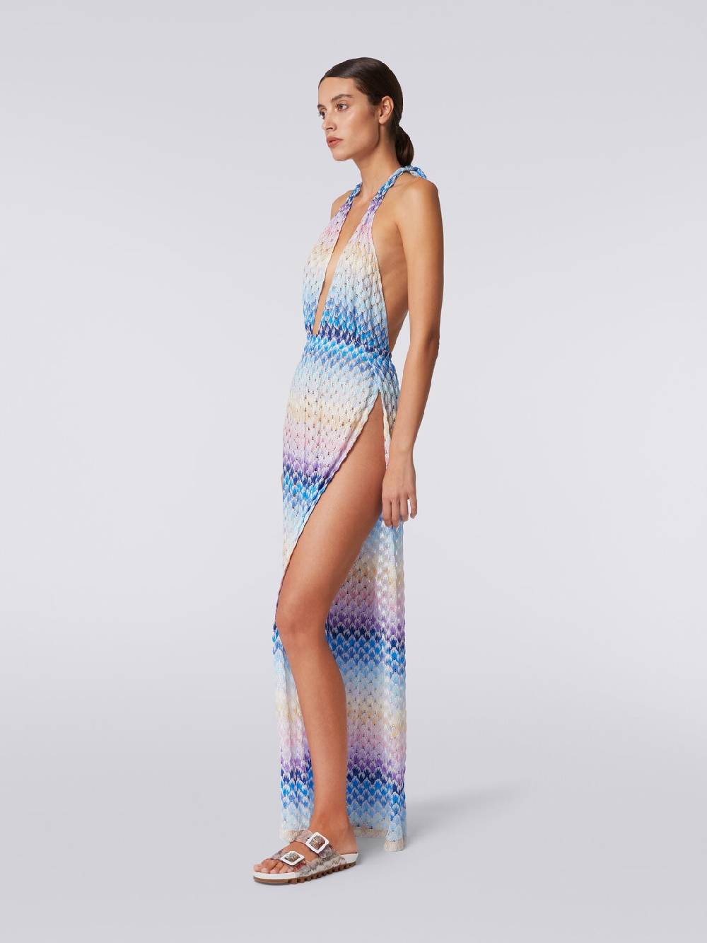 Missoni Tuta pantalone effetto pizzo dégradé con lurex Qualità