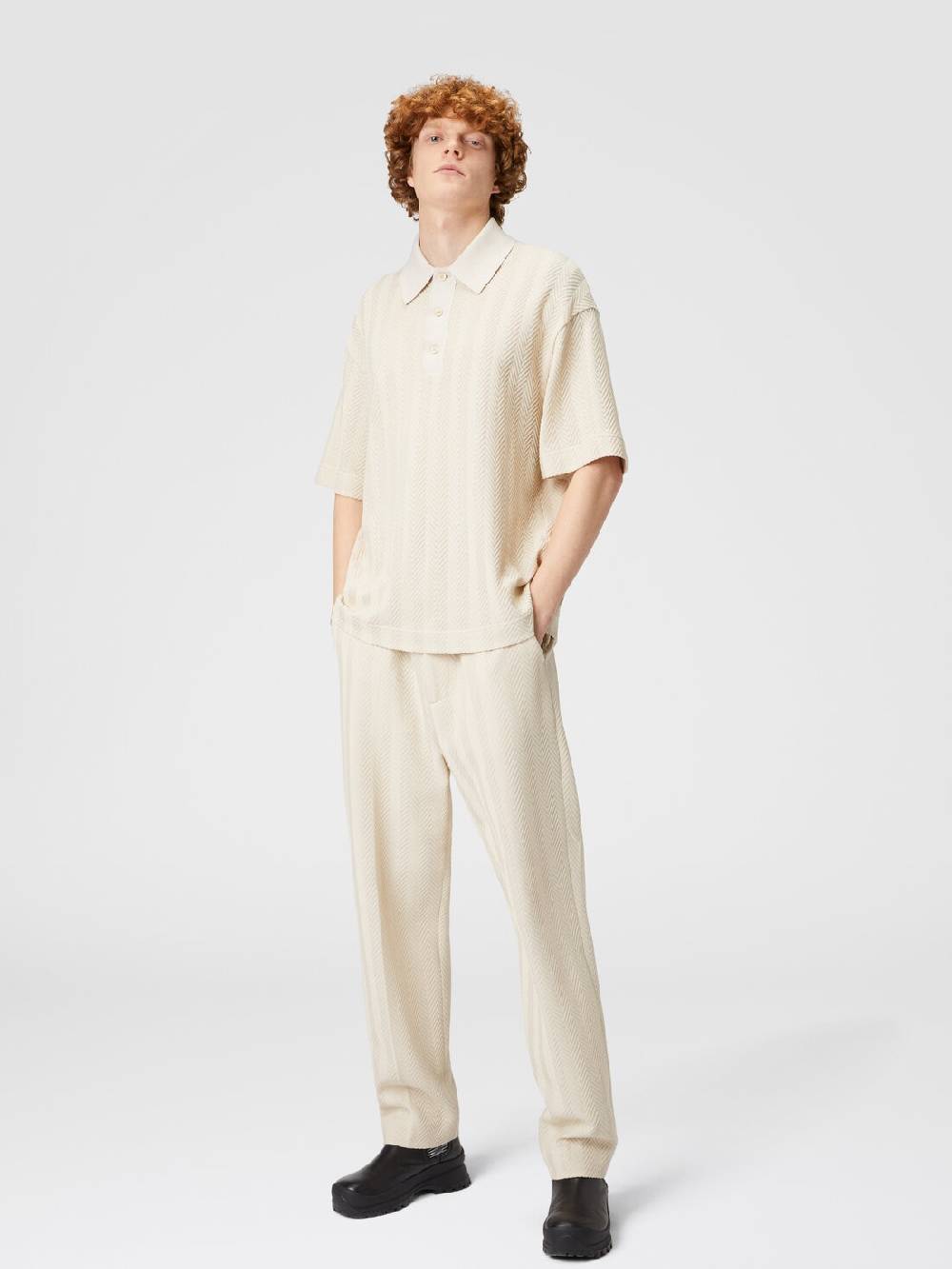 Missoni Pantaloni classici in cotone e viscosa zig zag Qualità Garantita