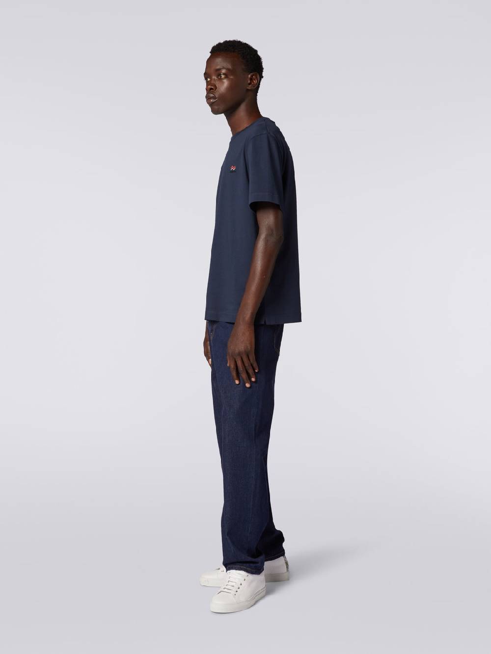 Missoni T-shirt girocollo in cotone con ricamo e logo Shopping Online