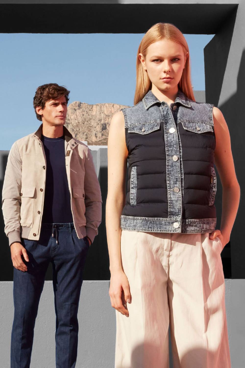 Moorer Gilet PEPPER-01X DARK BLU Offerta speciale