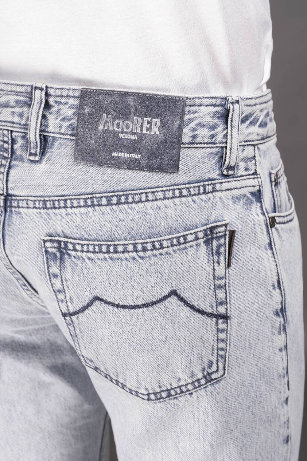 Moorer Pantaloni PAVEL-34 BLU Negozi Online