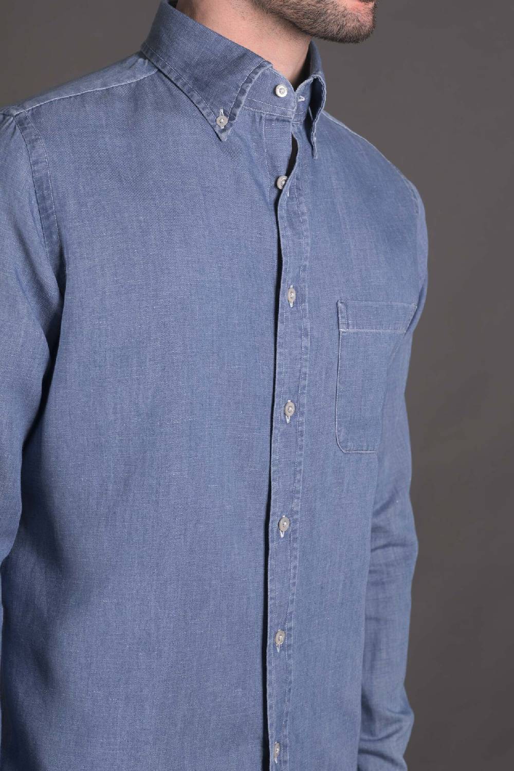 Moorer Camicie ROLF-67 BLU Prezzo Ridotto