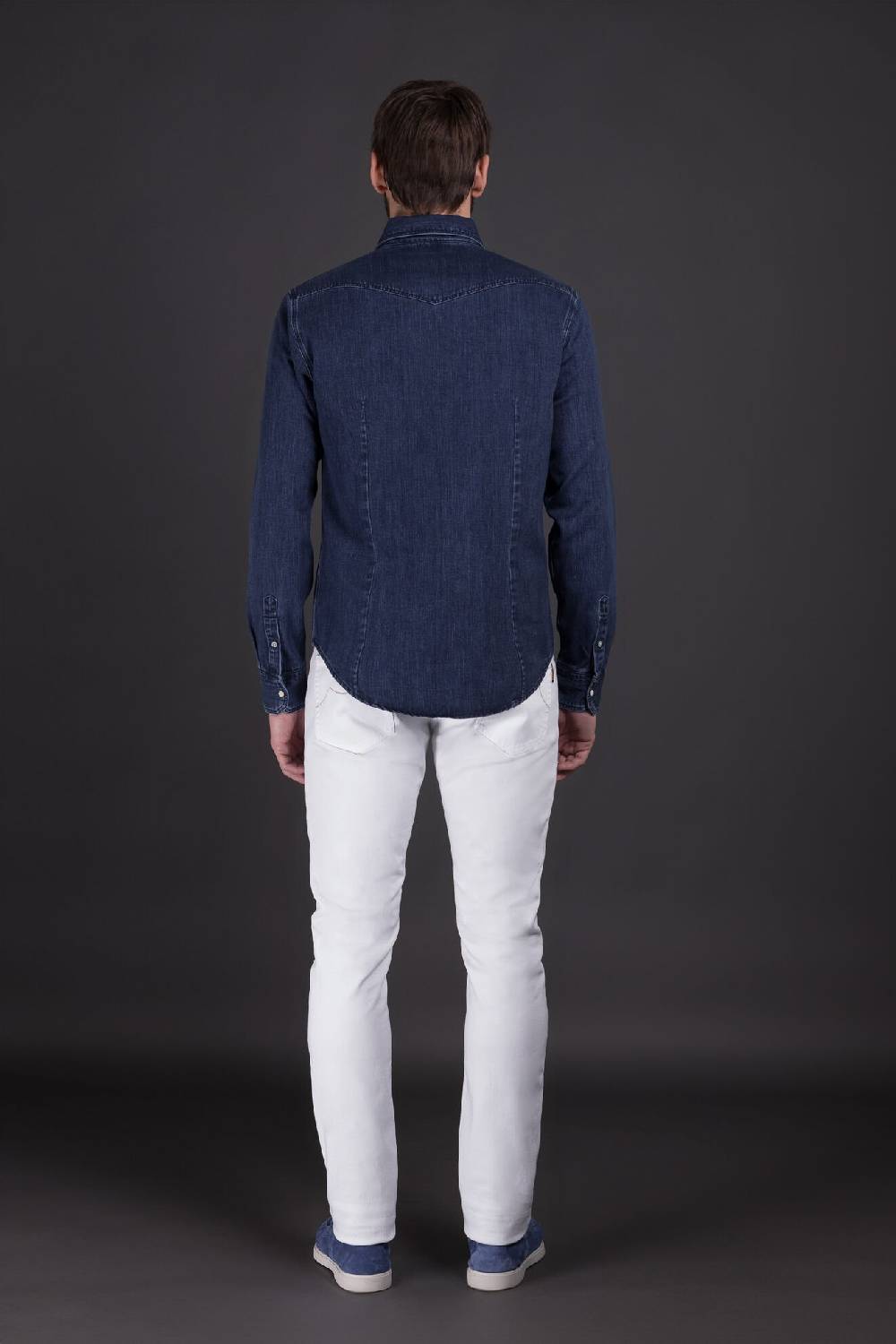 Moorer Camicie LARRIE-32 LIGHT DENIM In Vendita