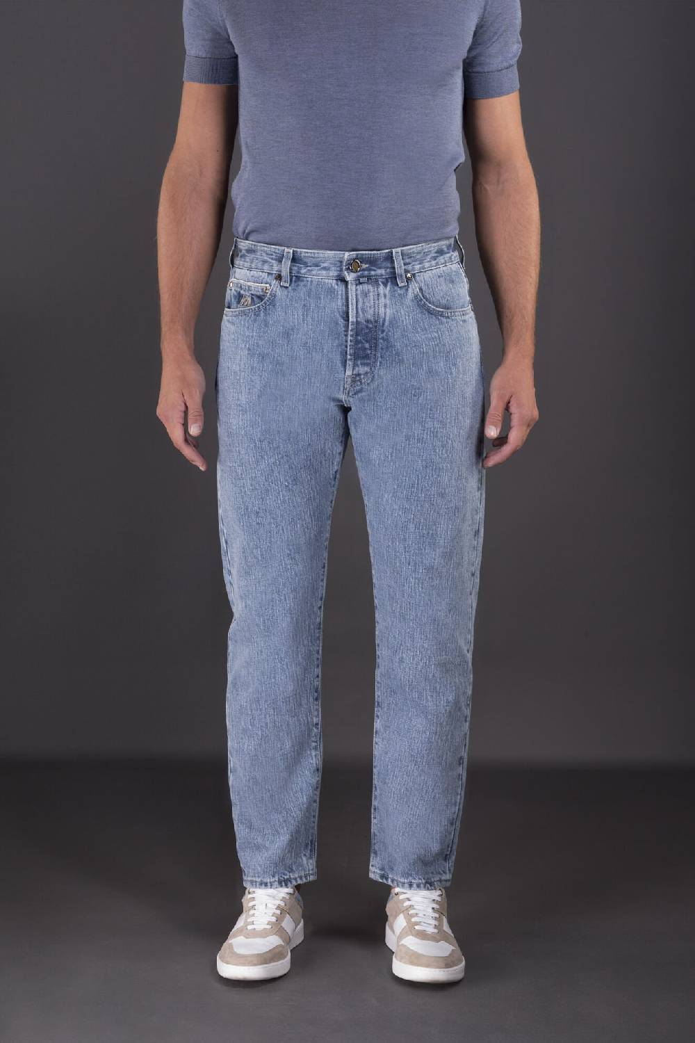 Moorer Pantaloni WOODY-10 DENIM Vendita Calda