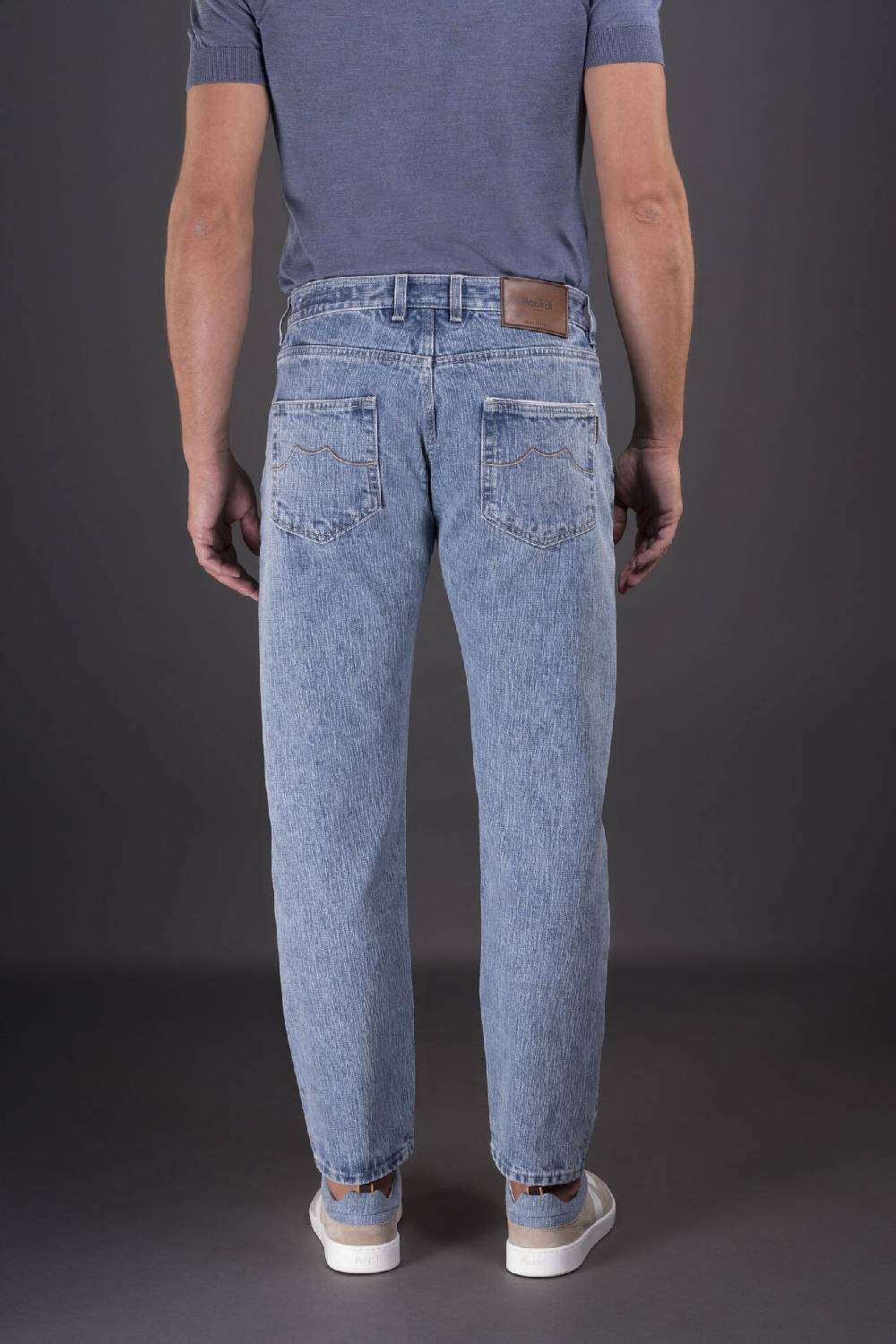 Moorer Pantaloni WOODY-10 DENIM Vendita Calda