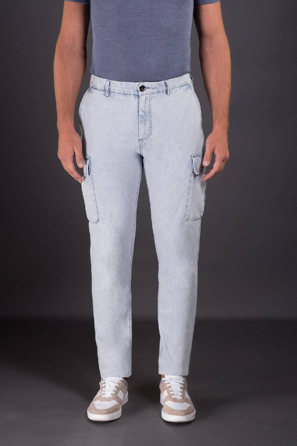 Moorer Pantaloni BRODY-01 LIGHT DENIM Vendite Flash