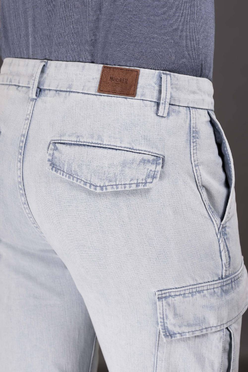 Moorer Pantaloni BRODY-01 LIGHT DENIM Vendite Flash
