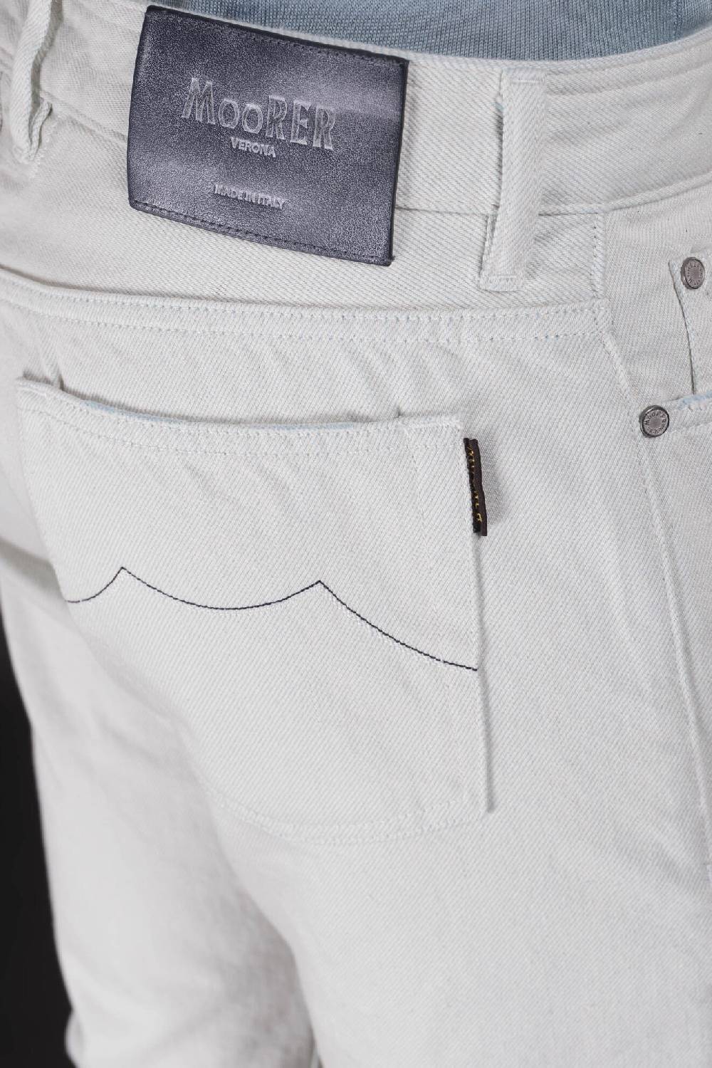 Moorer Pantaloni PAVEL-55 AZZURRO Nuova