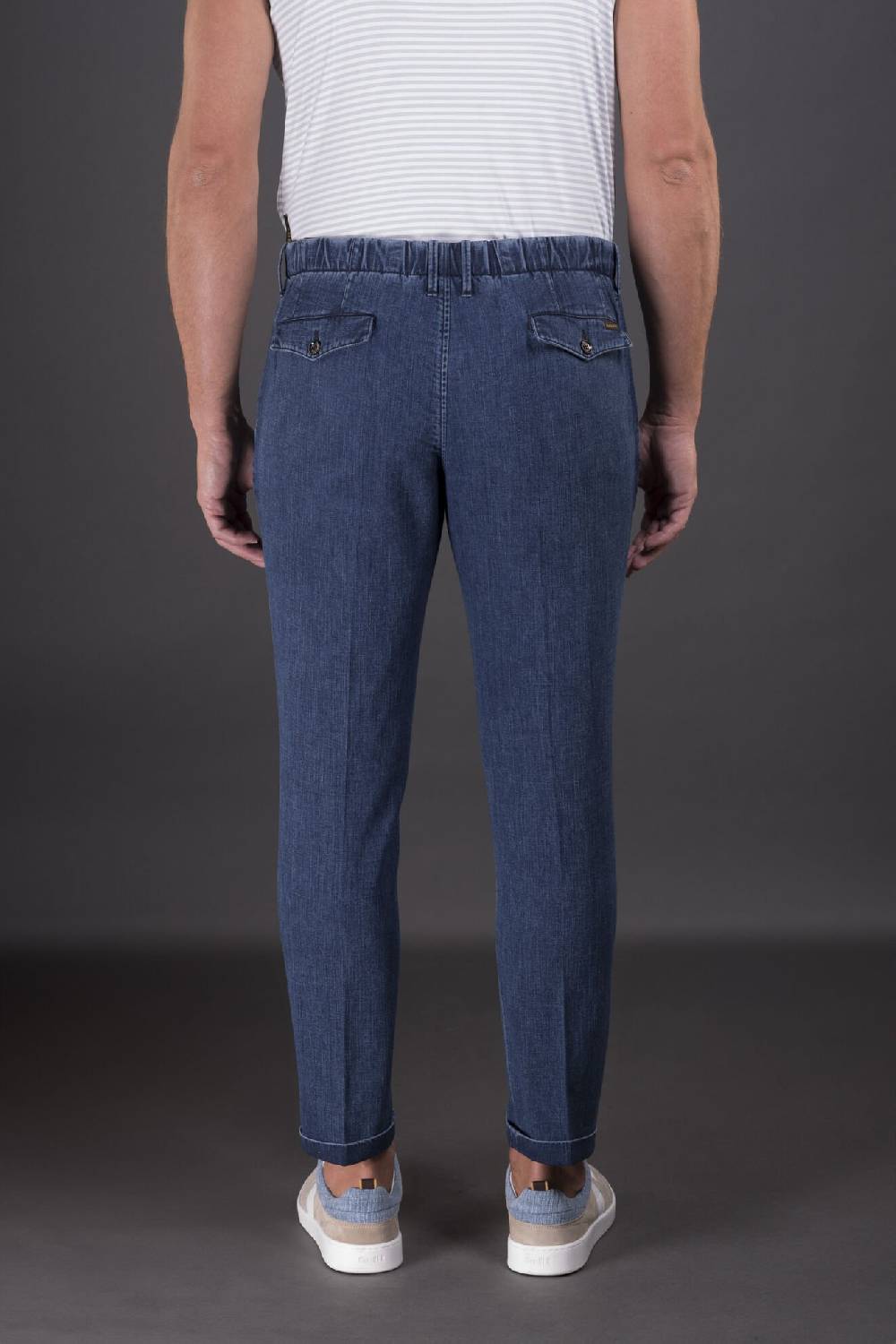 Moorer Pantaloni WILTON-32 LIGHT DENIM Moda