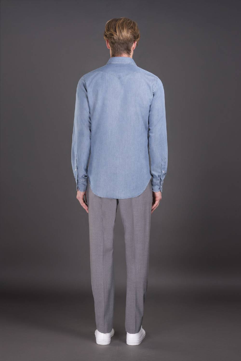 Moorer Camicie HAROLD-65 LIGHT DENIM 2025