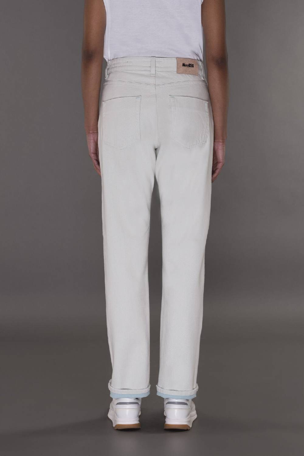 Moorer Pantaloni SANSA-55 AZZURRO Saldi Di Fabbrica