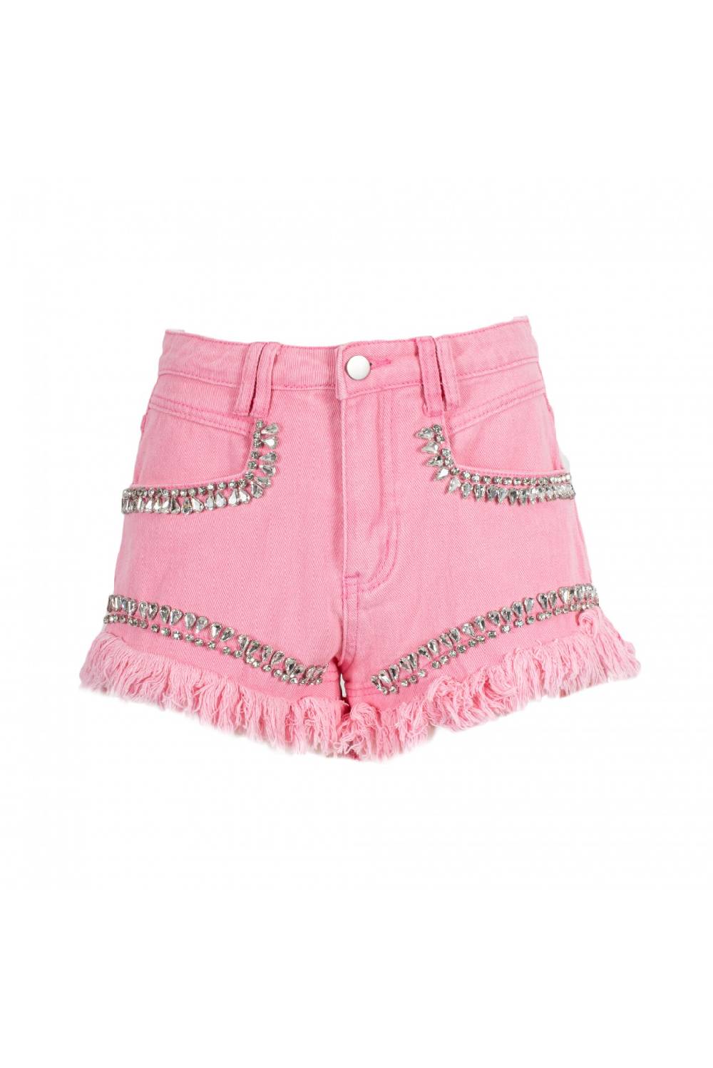 Odì Odì LENI 090S410 SHORTS DENIM ROSA Nuova
