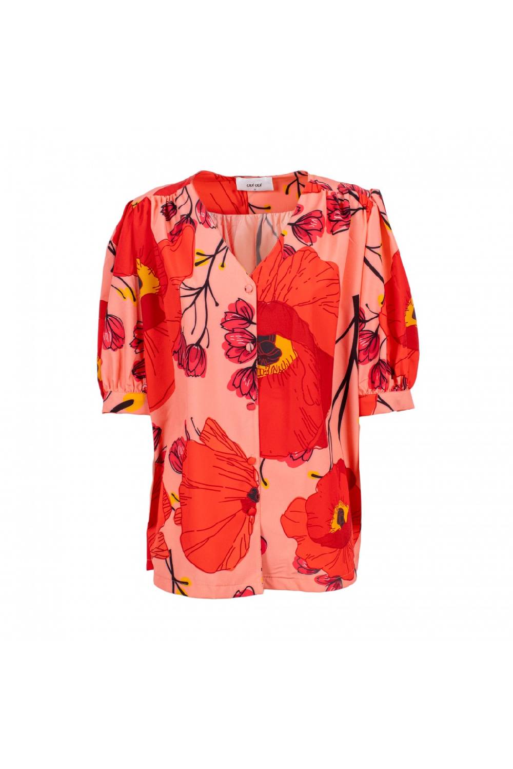 Odì Odì ERNY 250S406 CAMICIE e BLUSE FIORE ROSA/ROSSO 3471 Qualità Garantita