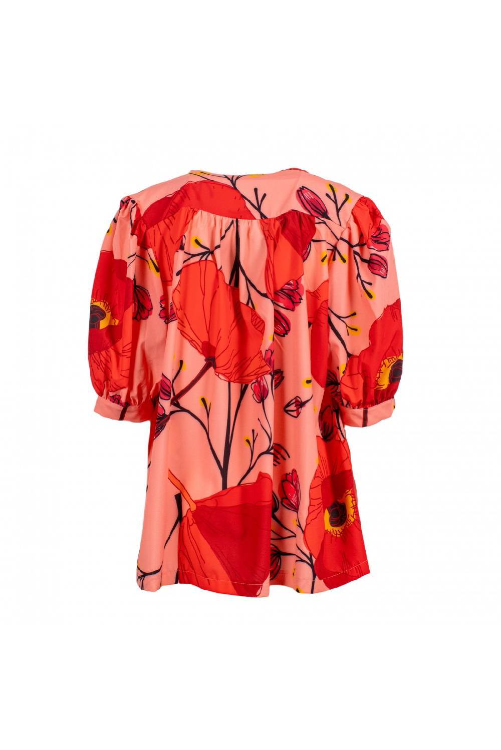 Odì Odì ERNY 250S406 CAMICIE e BLUSE FIORE ROSA/ROSSO 3471 Qualità Garantita