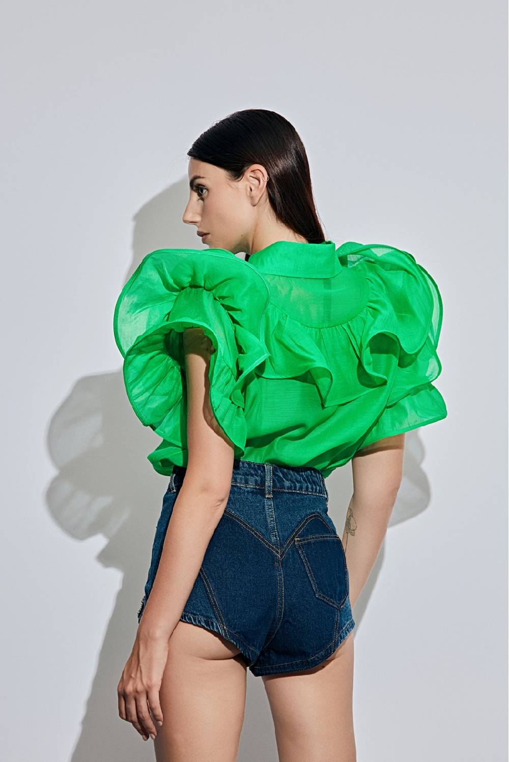 Odì Odì CHIAVARI 250S4F2 CAMICIE e BLUSE VERDE Saldi