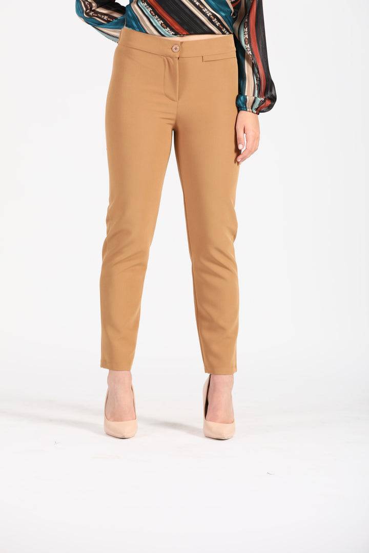 Oltre Tempo Pantalone con elastico in vita e frisi sulla sinistra Promozione Limitata