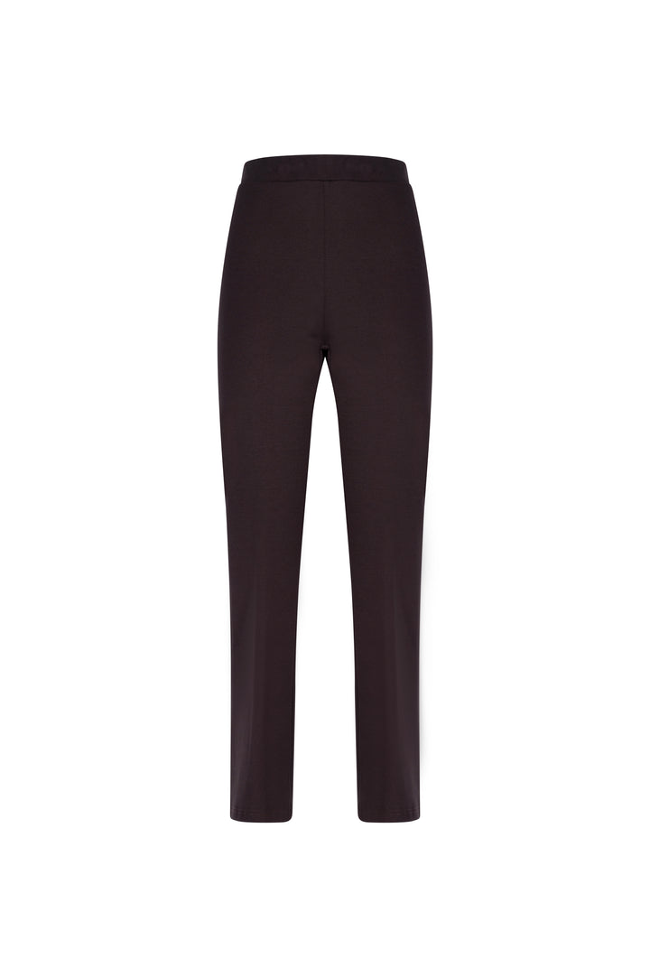 Oltre Tempo Pantalone gamba dritta in punto milano di viscosa Sconto