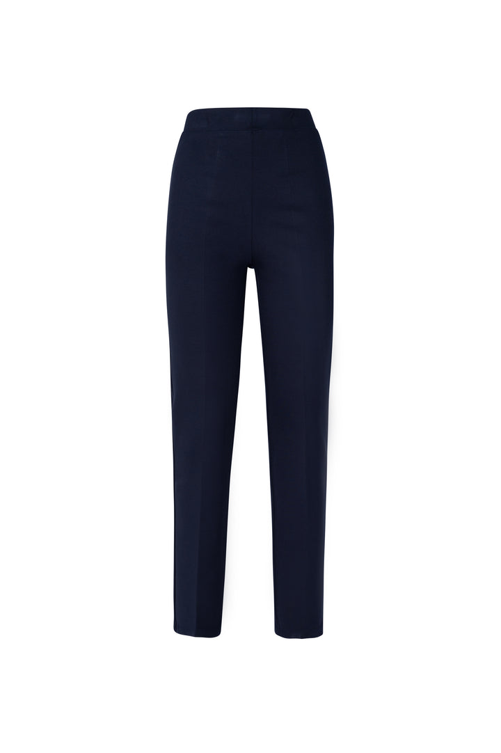 Oltre Tempo Pantalone in punto milano con elastico in vita e finta tasca sul dietro In Vendita