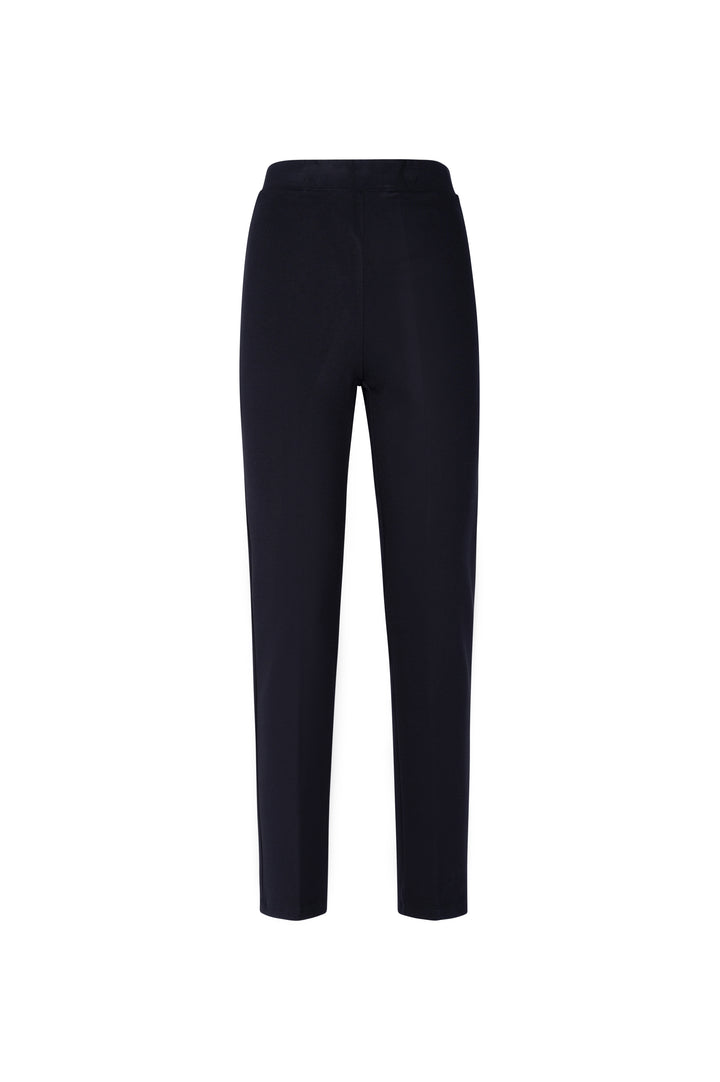 Oltre Tempo Pantalone in punto milano con elastico in vita e finta tasca sul dietro In Vendita