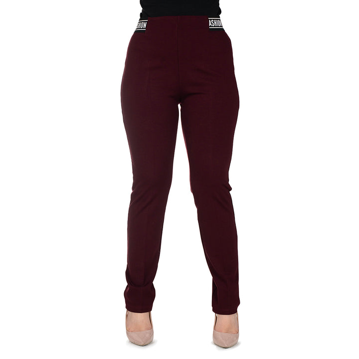 Oltre Tempo Pantalone capri punto milano con elastico Offerta