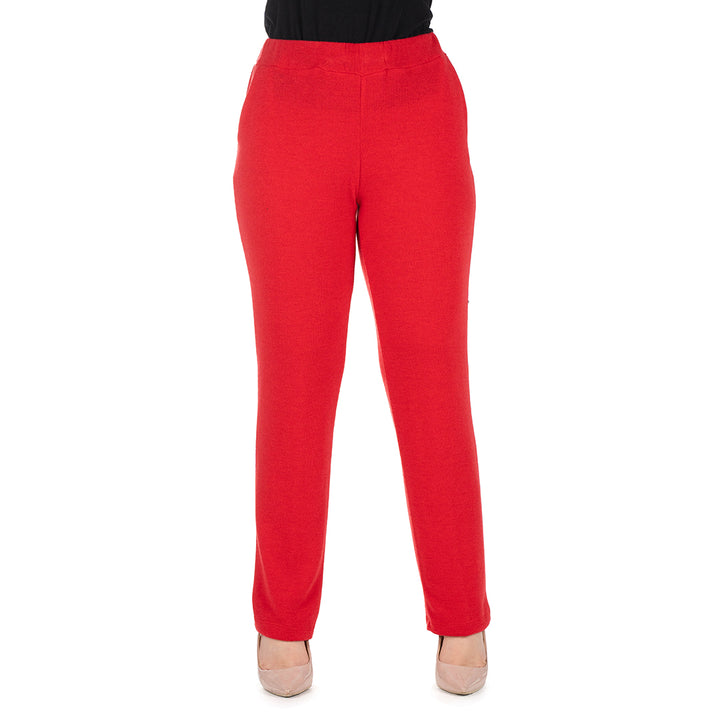 Oltre Tempo Pantalone in maglia con elastico in vita Vendita Economica