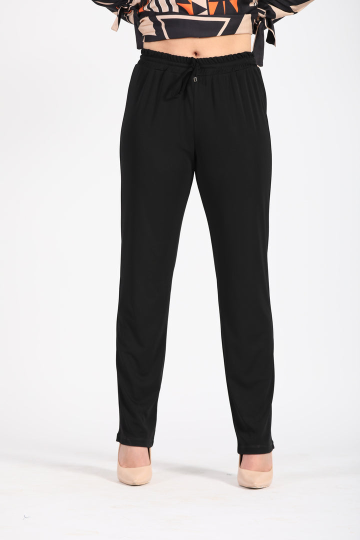 Oltre Tempo Pantalone in jersey con elastico in vita In Saldo
