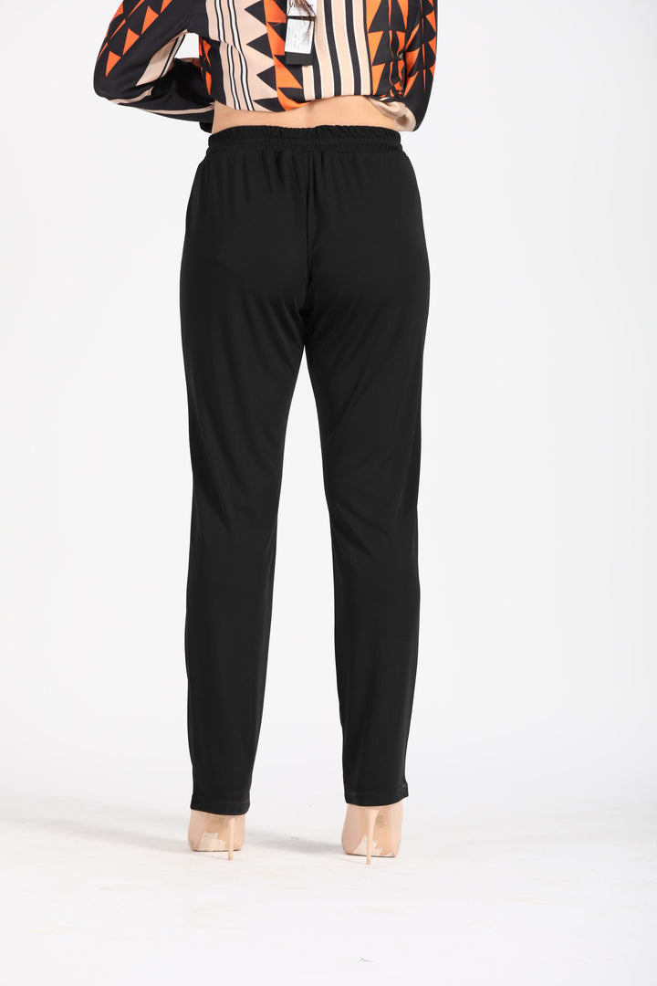 Oltre Tempo Pantalone in jersey con elastico in vita In Saldo