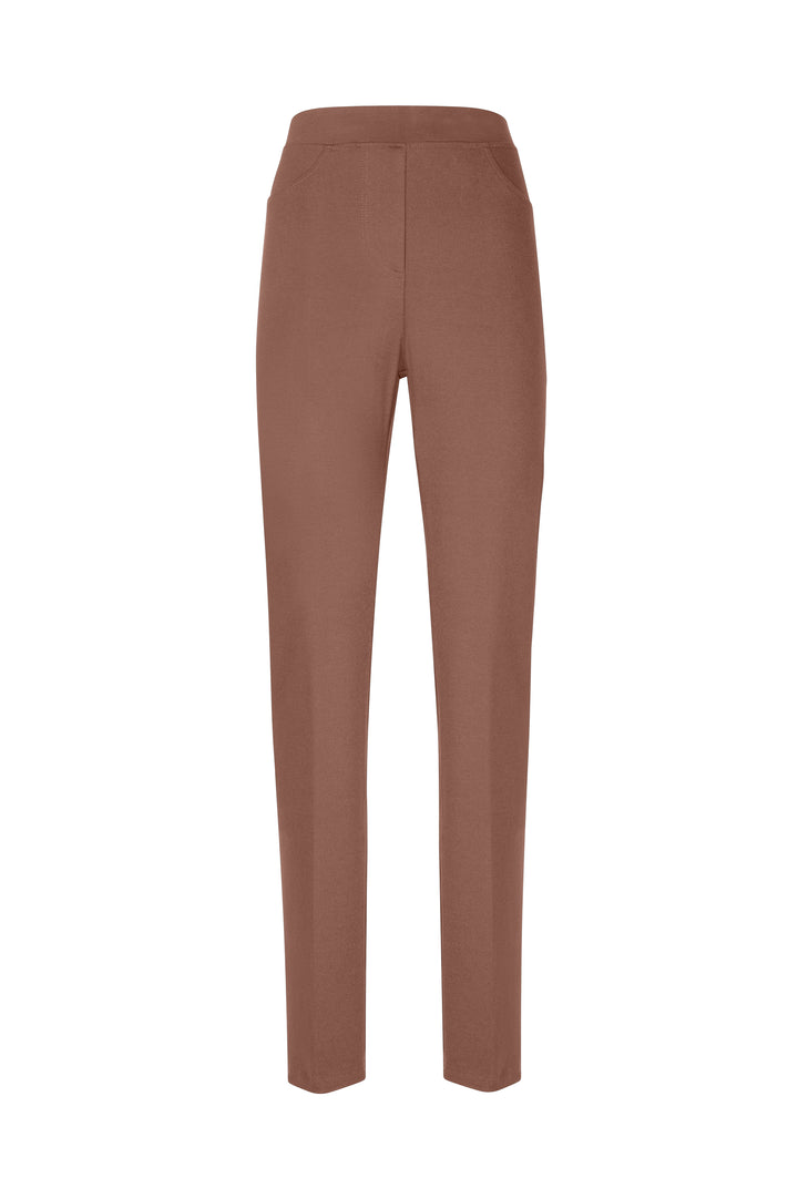 Oltre Tempo Pantalone dritto in punto milano con elastico in vita Offerta