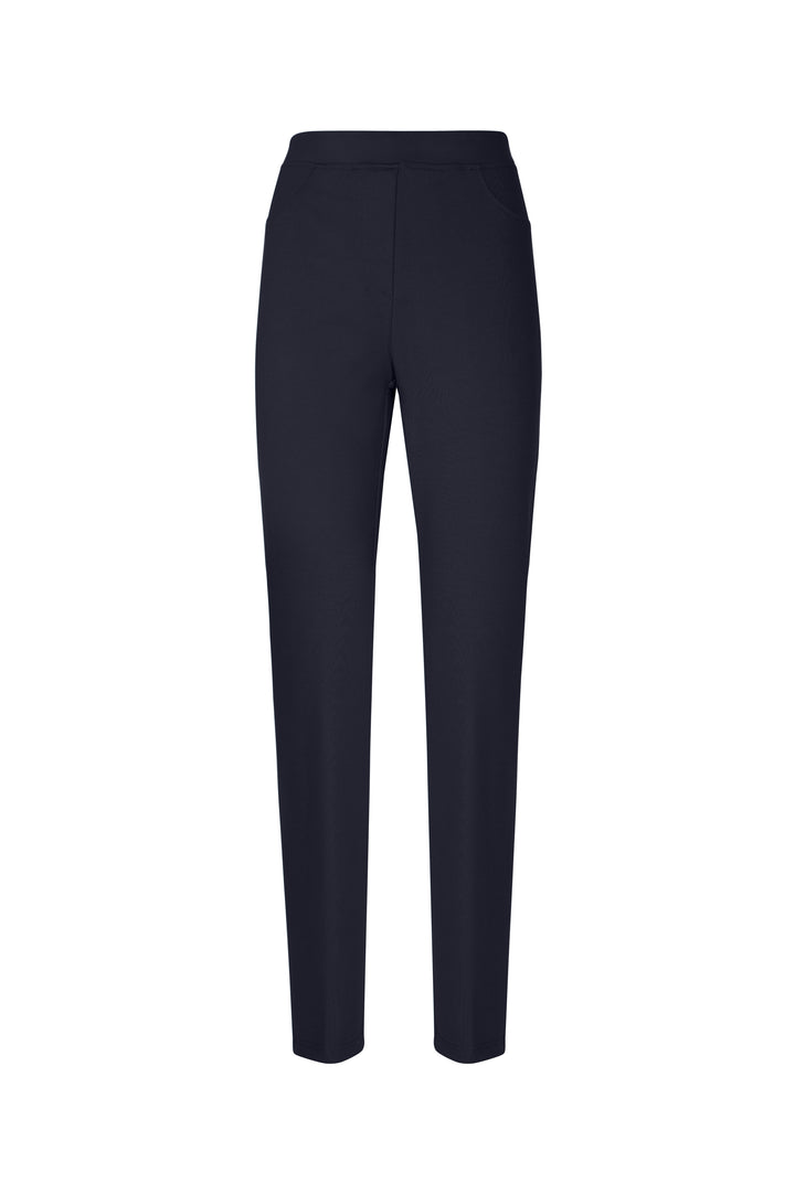 Oltre Tempo Pantalone dritto in punto milano con elastico in vita Offerta