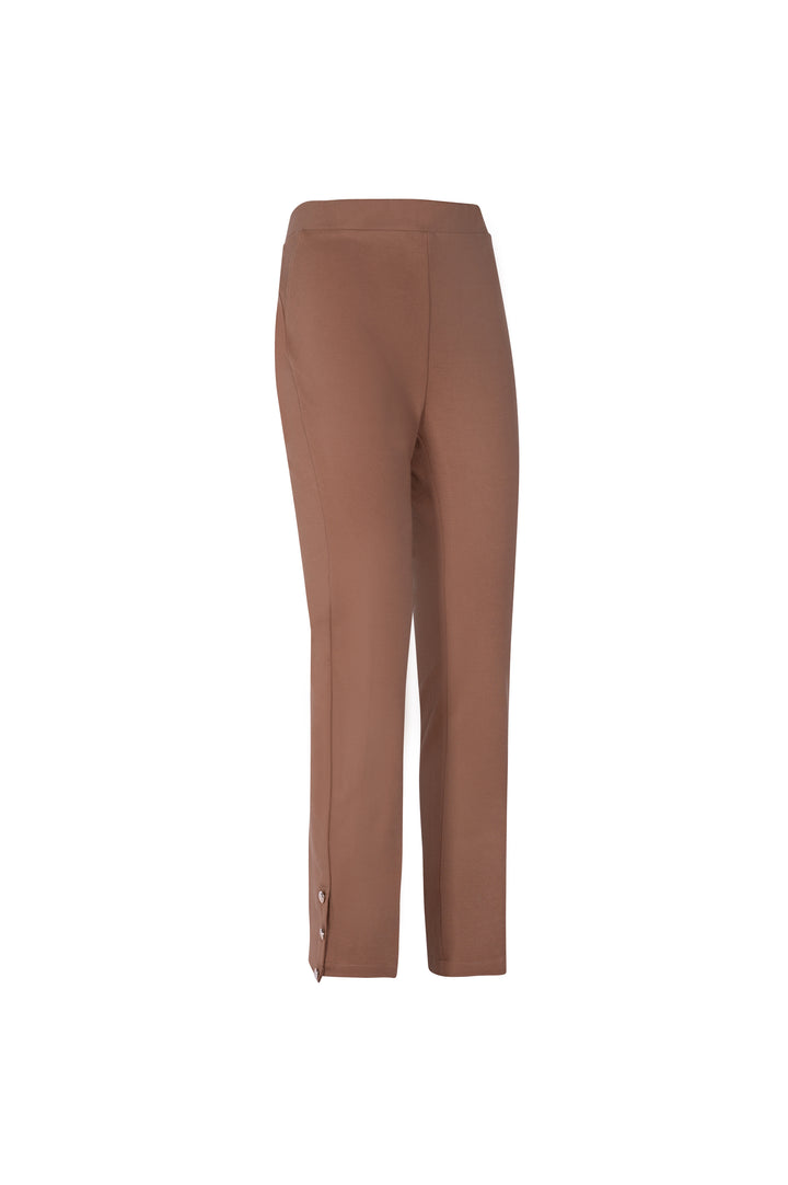 Oltre Tempo Pantalone in punto milano con bottoncini al fondo Offerte