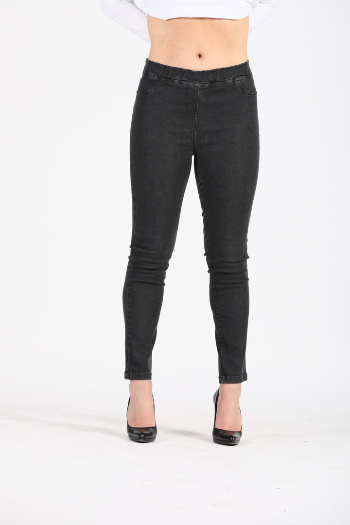 Oltre Tempo Jeans con elastico in vita In Vendita
