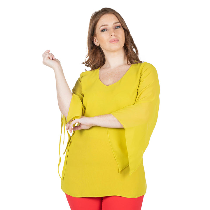 Oltre Tempo Casacca con maniche in georgette chiffon Negozio