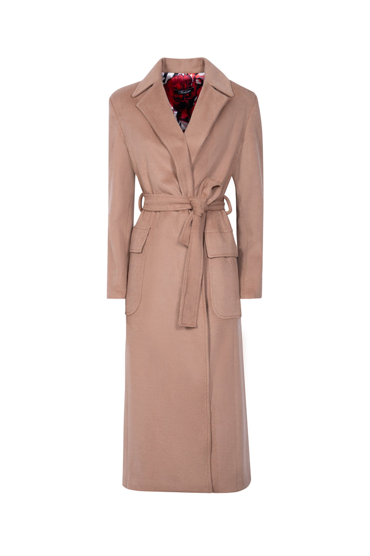 Oltre Tempo Cappotto in lana con tasche a toppa In Vendita