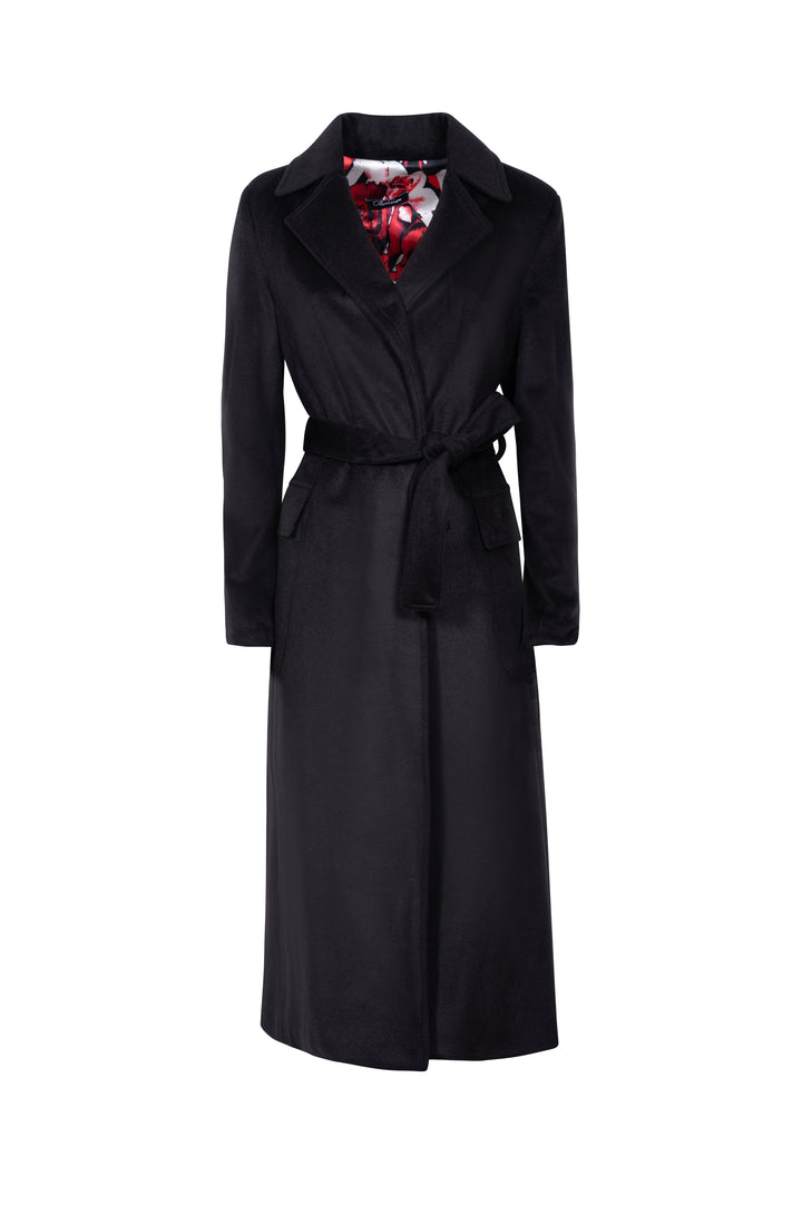 Oltre Tempo Cappotto in lana con tasche a toppa In Vendita
