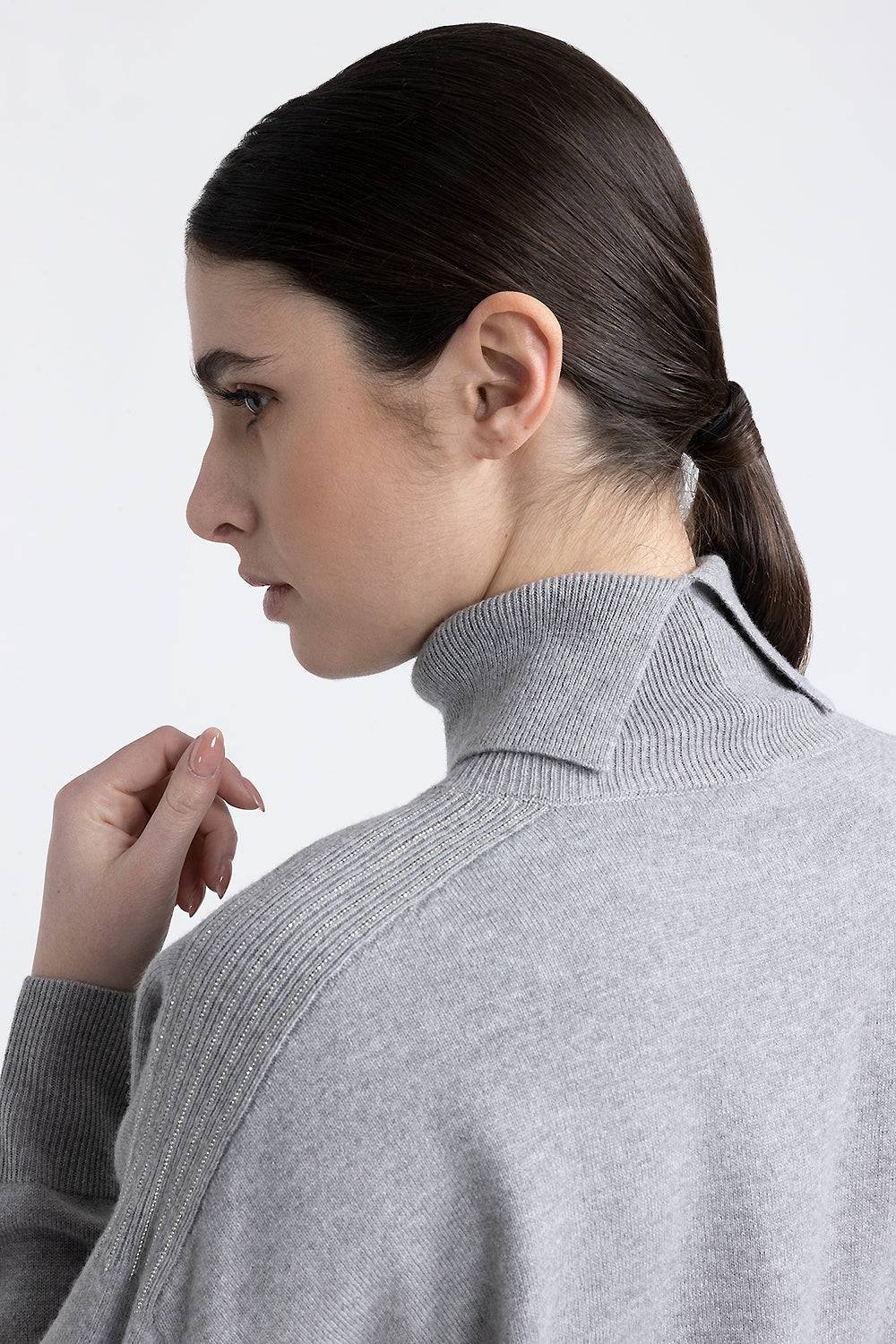 Peserico Abito midi in lana, seta e cashmere Nuova