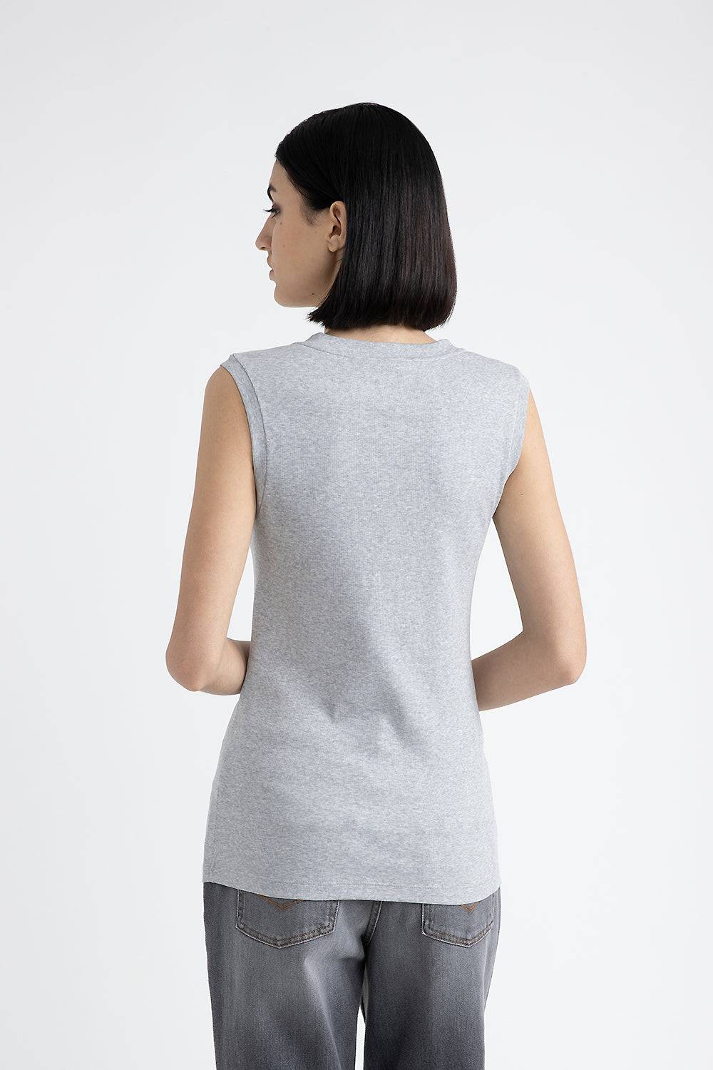 Peserico Top in jersey stretch con Punto Luce 2025
